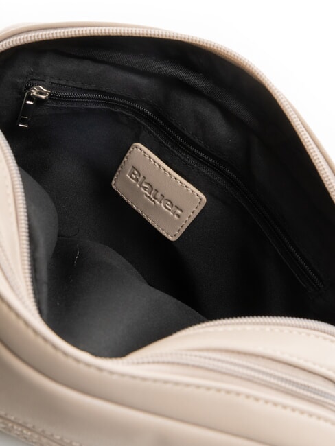 CUSHION Geantă pentru cameră cu 2 compartimente cremă - Genți femei