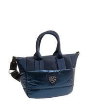 BLAUER PADDED NYLON Geantă tote medie cu curea de umăr BLUE - Genți femei - 2