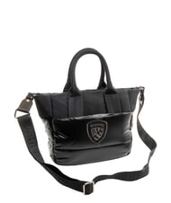 BLAUER PADDED NYLON Geantă tote medie cu curea de umăr BLACK - Genți femei - 2