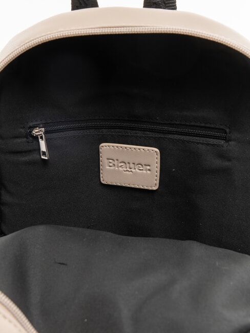 CUSHION Rucsac matlasat cu 2 compartimente cremă - Genți femei