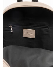 BLAUER CUSHION Rucsac matlasat cu 2 compartimente cremă - Genți femei - 5