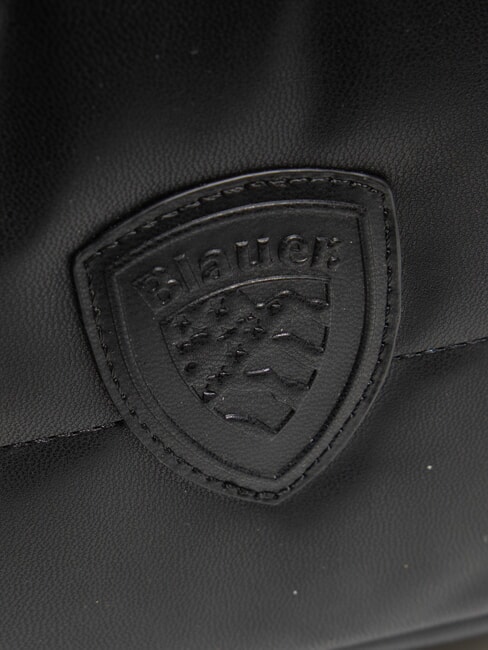 CUSHION Rucsac matlasat cu 2 compartimente BLACK - Genți femei