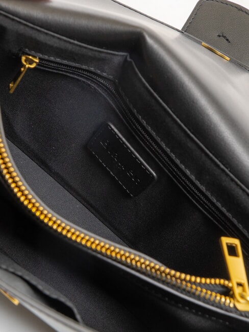 LADY B Geantă de umăr cu clapă BLACK - Genți femei