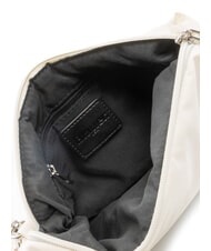 BLAUER PADDED NYLON Geantă tip clutch moale cu logo cu strasuri alb - Genți femei - 5