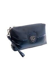 BLAUER PADDED NYLON Geantă tip clutch moale cu logo cu strasuri BLUE - Genți femei - 2