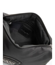 BLAUER PADDED NYLON Geantă tip clutch moale cu logo cu strasuri BLACK - Genți femei - 5