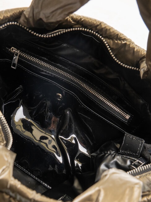 SOFTY Geantă de cumpărături matlasată cu curea de umăr noroi - Genți femei