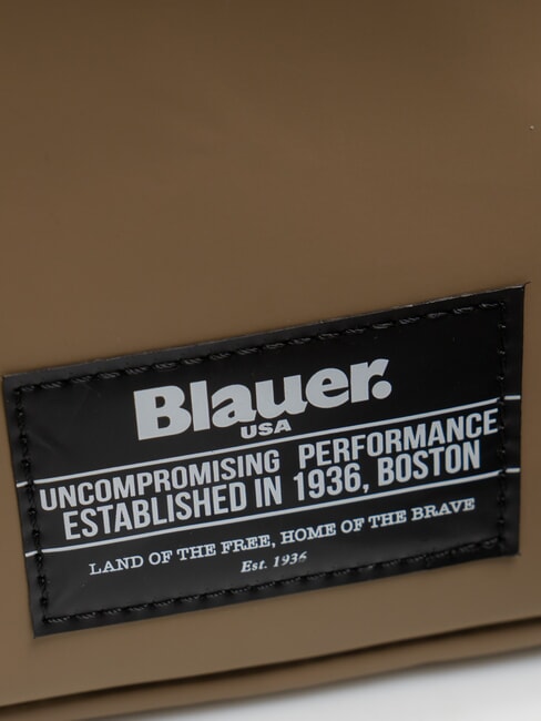 RUBBER Geantă mică cauciucată MILITAR VERDE - Genți de umăr bărbați