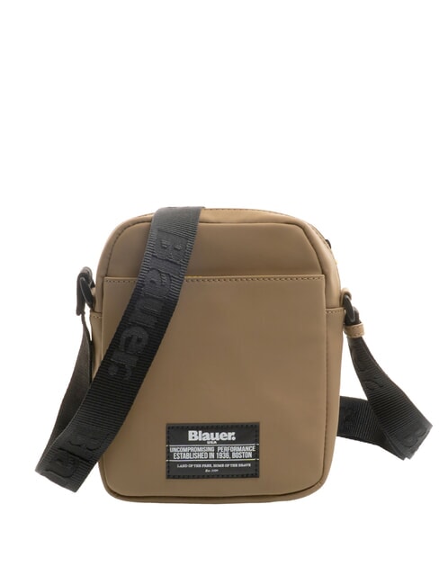 RUBBER Geantă mică cauciucată MILITAR VERDE - Genți de umăr bărbați