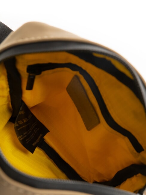 RUBBER Geantă mică cauciucată MILITAR VERDE - Genți de umăr bărbați