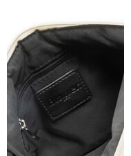 BLAUER PADDED NYLON Geantă de umăr pufoasă cu logo cu strasuri alb - Genți femei - 4