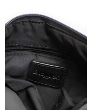 BLAUER PADDED NYLON Geantă de umăr pufoasă cu logo cu strasuri BLUE - Genți femei - 5