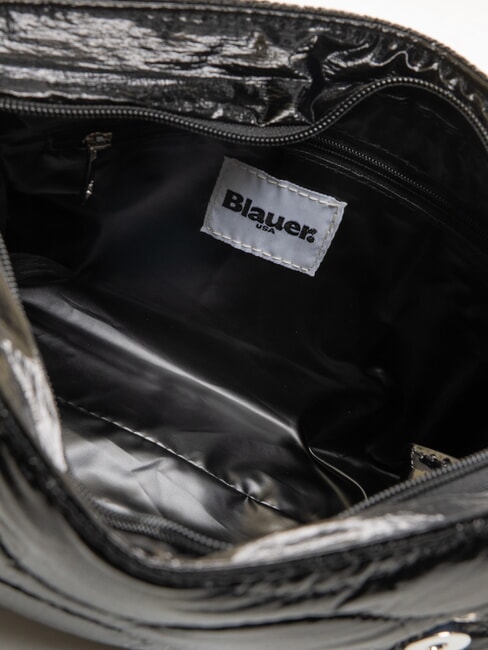 SOFTY Geantă de umăr matlasată BLACK - Genți femei