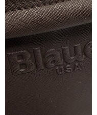 BLAUER WALLSTREET Geantă clutch bărbătească cu manșetă maron &icirc;nchis - Husă pentru tabletă și organizator - 3