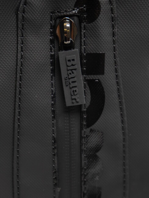 SPLASH Geantă cu logo strălucitor BLACK - Genți de umăr bărbați