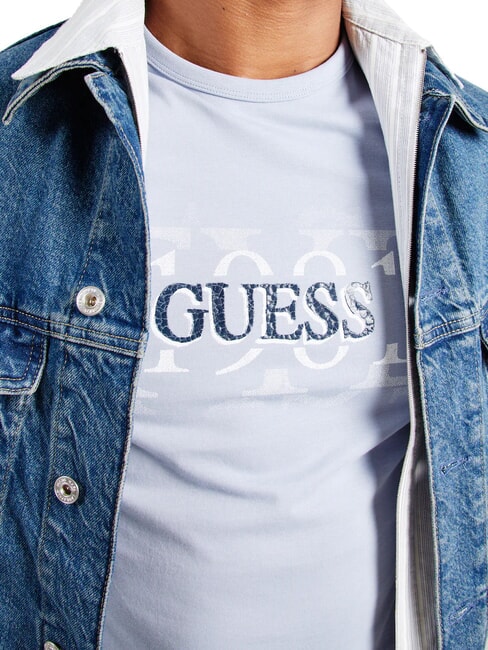 CHEST BOX Tricou din bumbac cu imprimeu albastru nimbus - tricou