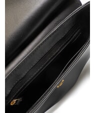 THE BRIDGE ERICA Geantă de umăr din piele Negru de aur - Genți femei - 5