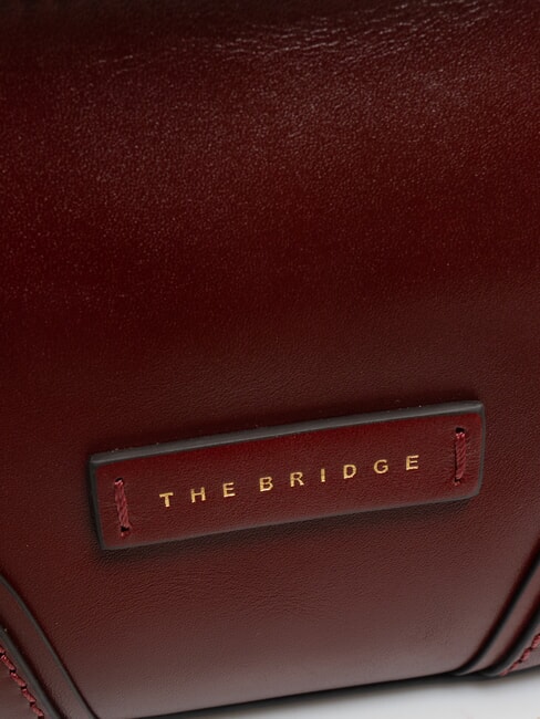 MATILDE Geanta mini de umar din piele Chianti / Bordeaux / Aur - Genți femei