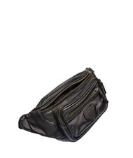 BLAUER FIRSTCLASS Borsetă din piele BLACK - Borsete de brâu - 3