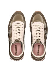 BLAUER MILLEN Teniși din piele mixtă gri-maro - Pantofi femei - 4