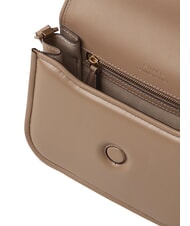 PINKO LOVE BOX Mini geantă nappa cu clapă biscuit de ghimbir-aur antic - Genți femei - 6