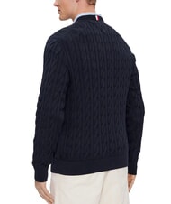 TOMMY HILFIGER TH  Pulover cu guler rotund cerul deșertului - Pulovere pentru bărbați - 2