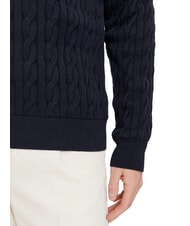 TOMMY HILFIGER TH  Pulover cu guler rotund cerul deșertului - Pulovere pentru bărbați - 4