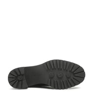 TOMMY HILFIGER TH Ghete din piele pentru gleznă negru - Pantofi femei - 5