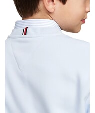 TOMMY HILFIGER TH KIDS Hanorac cu guler rotund și imprimeu albastru răcoros - Hanorac pentru bebeluși - 3