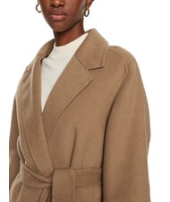 TOMMY HILFIGER TH Halat de baie din amestec de lână maro sepia deschis - Paltoane de damă - 3