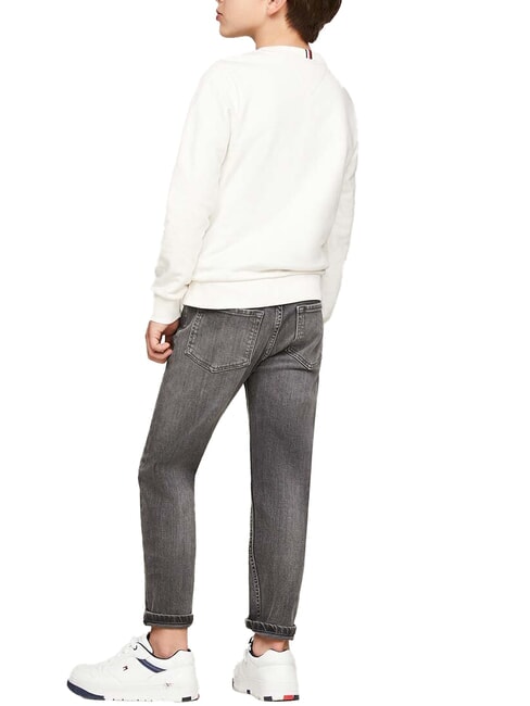 TH KIDS Hanorac cu guler rotund și imprimeu alb antic - Hanorac pentru bebeluși