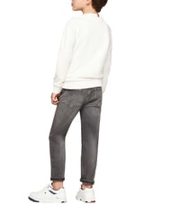 TOMMY HILFIGER TH KIDS Hanorac cu guler rotund și imprimeu - Hanorac pentru bebeluși