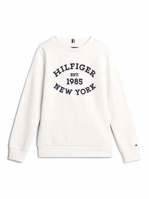 TH KIDS Hanorac cu guler rotund și imprimeu alb antic - Hanorac pentru bebeluși