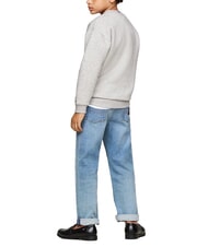 TOMMY HILFIGER TH KIDS Hanorac cu guler rotund și imprimeu gri deschis heather - Hanorac pentru bebeluși - 2