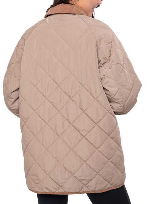 TH Jachetă reversibilă de lungime medie kaki clasic - Jachete pentru femei