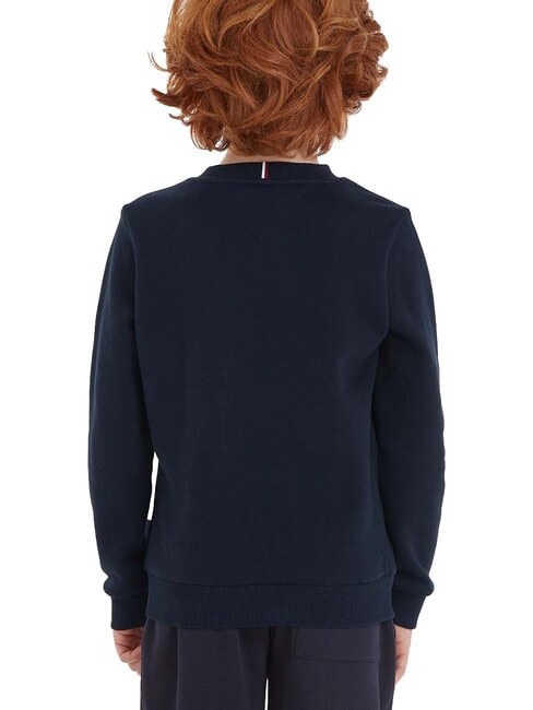 TH KIDS Hanorac cu guler rotund și emblemă cu logo cerul deșertului - Hanorac pentru bebeluși