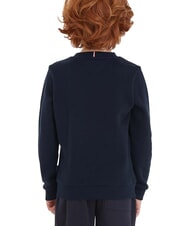 TOMMY HILFIGER TH KIDS Hanorac cu guler rotund și emblemă cu logo - Hanorac pentru bebeluși