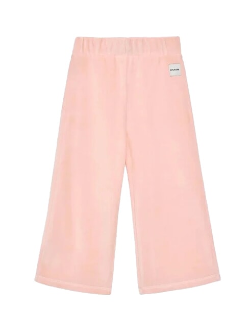 TH KIDS Pantaloni largi din chenille cristal roz - Pantaloni pentru copii
