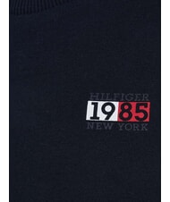 TOMMY HILFIGER TH KIDS Hanorac cu guler rotund și emblemă cu logo cerul deșertului - Hanorac pentru bebeluși - 4