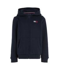 TOMMY HILFIGER TH KIDS Hanorac cu fermoar complet cerul deșertului - Hanorac pentru bebeluși - 4