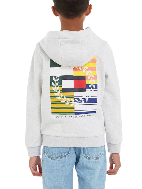 TH KIDS Hanorac cu fermoar complet nou gri deschis heather - Hanorac pentru bebeluși