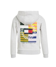 TOMMY HILFIGER TH KIDS Hanorac cu fermoar complet nou gri deschis heather - Hanorac pentru bebeluși - 5