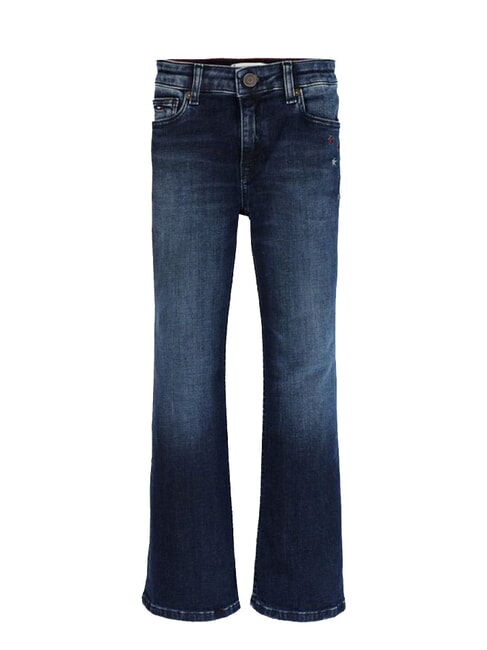 TH KIDS Blugi evazați albastru-negru - Pantaloni pentru copii