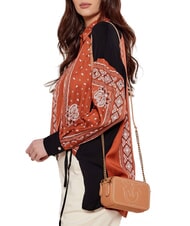 PINKO CARRIE Geanta mini de umar, din piele nugat-aur antic - Genți femei - 6