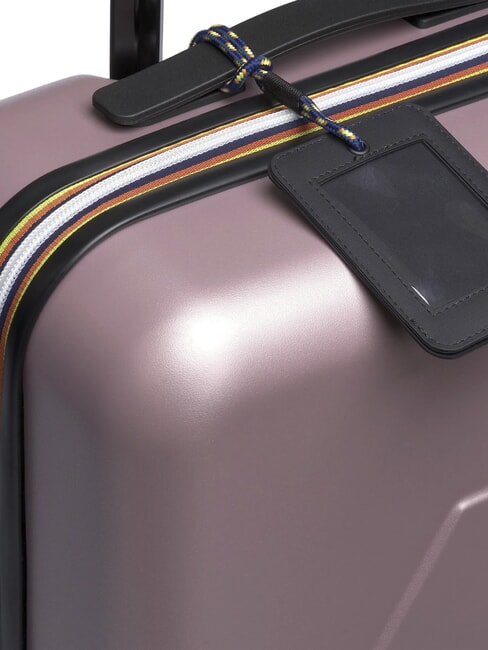 EUDOXIE LOGO Cărucior pentru bagaje de mână trandafiri rozalii - Bagaje de mână