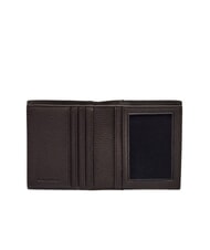 CALVIN KLEIN FOIL EMBOSS  Portofel vertical din piele maro închis - Portofele bărbați - 2