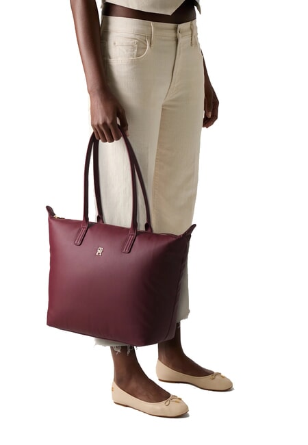 POPETTE SOFT Geantă de cumpărături de umăr roșu profund - Genți femei