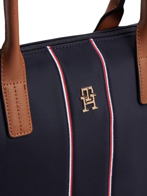 POPETTE Geantă mini tote cu curea de umăr space blue corp - Genți femei