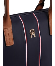 TOMMY HILFIGER POPETTE Geantă mini tote cu curea de umăr space blue corp - Genți femei - 3