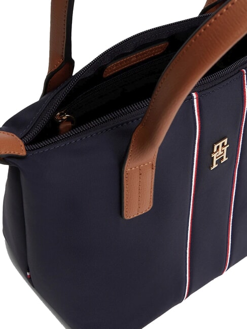 POPETTE Geantă mini tote cu curea de umăr space blue corp - Genți femei